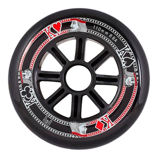 [FRWL-SK110-BK-BK] Ruedas FR Street Kings Black 110mm (3 Pack)