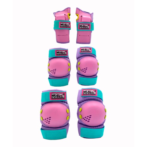 Tripack De Protecciones Iron Roller Rainbow