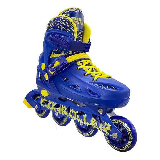 Patines Ajustables Iron Roller Speed Azul