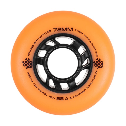 Ruedas IUS Salmón 72mm (pack 8)