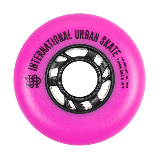 Ruedas IUS Rosa 76mm (pack 8)
