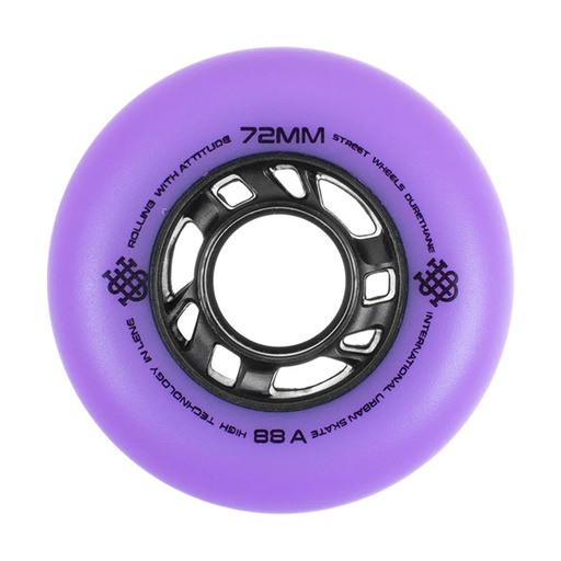 Ruedas IUS Morado 72mm (pack 8)