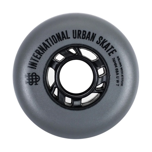 Ruedas IUS Gris 76mm (pack 8)
