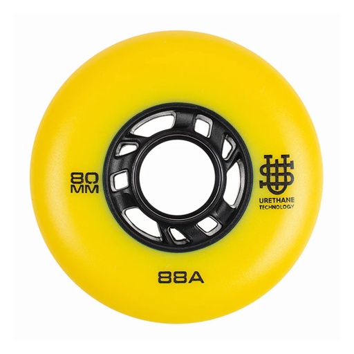 Ruedas IUS Amarillo 80mm (pack 8)