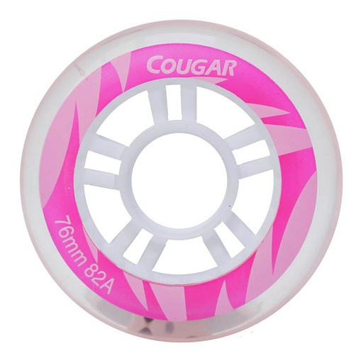 Ruedas Cougar Rosa 76mm (8-Pack)