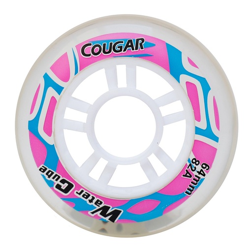 Ruedas Cougar Azul/Rosa 64mm (8-Pack)