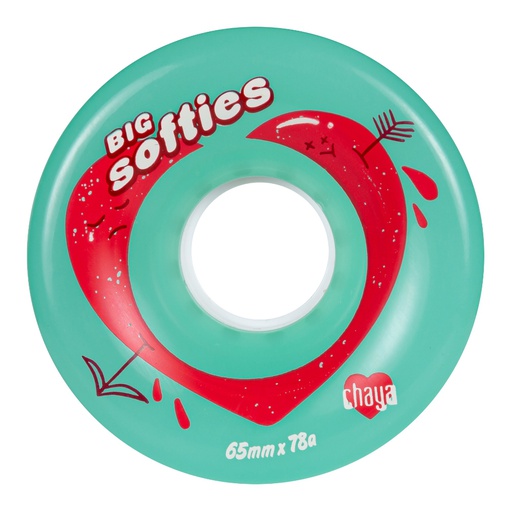 [810689] Ruedas Chaya Big Softies Teal 65mm (4-Pack)