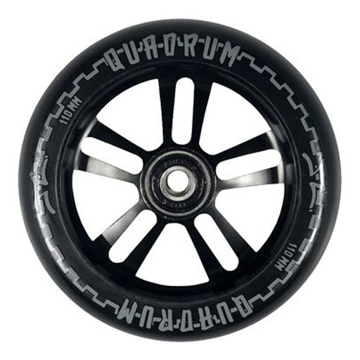 [BLK/110] Rueda Para Scooter AO Quadrum Black 110mm