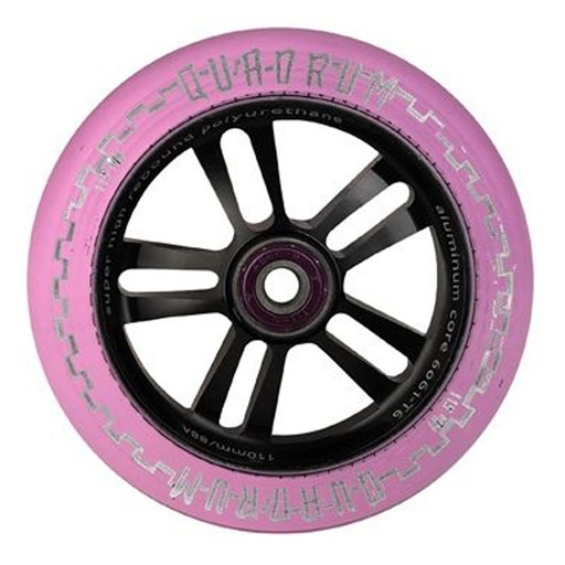 [PNK/110] Rueda Para Scooter AO Quadrum Wheel Pink/Black 110mm