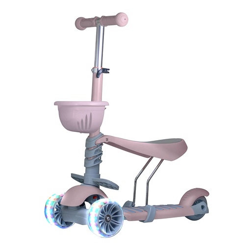 [P-10001] Scooter Childrens Play 3 En 1 Rosa